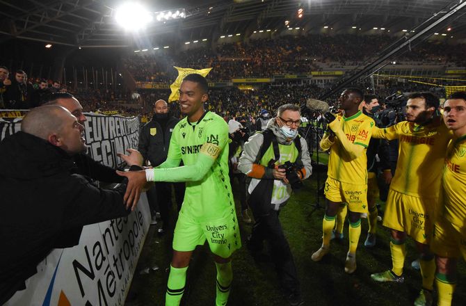Ligue 1 -Nantes-keeper med en Lars Windfeld-bedrift