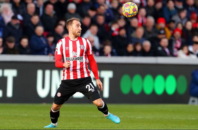 Premier League -Eriksen-familie så debut: Har haft det sværere