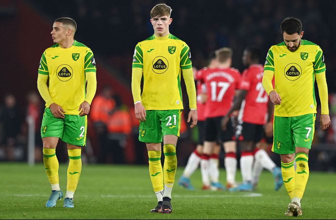 Premier League -Norwich tager afsked med 12 spillere