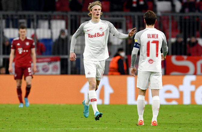 Bundesliga -Kjærgaard-oplæg da Salzburg igen vandt