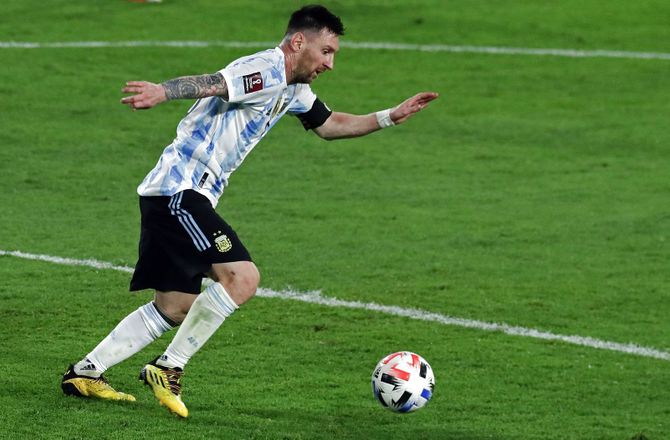 VM kval. CONMEBOL -Messi og Di Maria garnede i Argentina-sejr