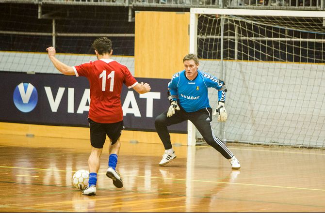 Hjørring IF -BIF-ikonet Mogens Krogh på 58 stod i Serie 2