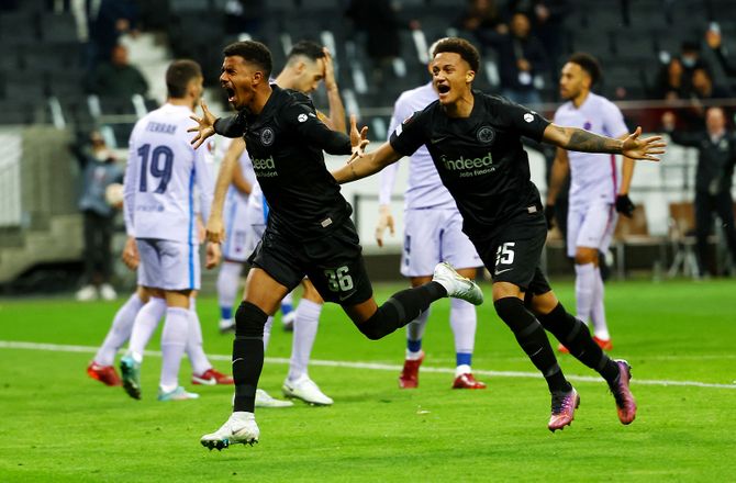 Europa League -Frankfurts Knauff: Kan konkurrere med Barca