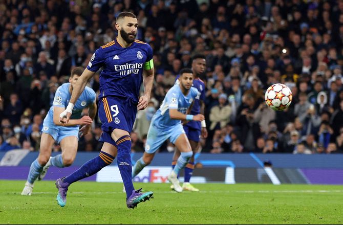 Champions League -Benzema er ny CL-topscorer efter Panenka