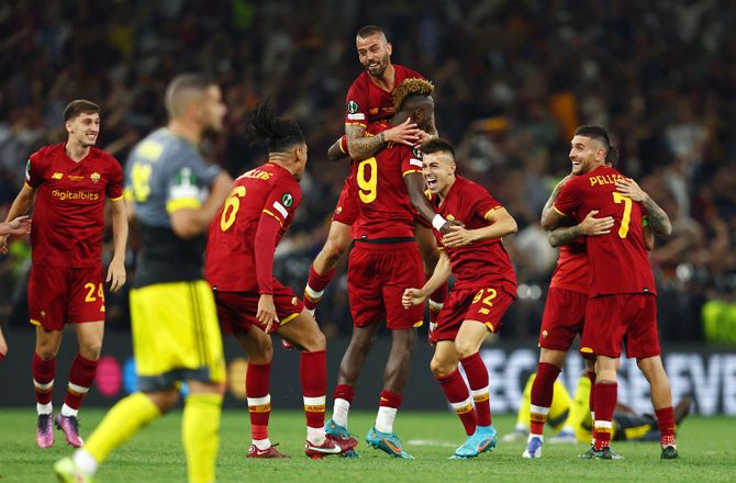 Serie A -Roma slog bundprop i chancefattig kamp