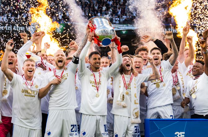3F Superliga -FCK skrev historie med tre guld: Kæmpestort