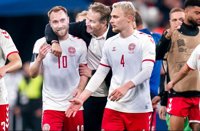 UEFA Nations League A -Danmarks magiske aften i Paris - se billederne