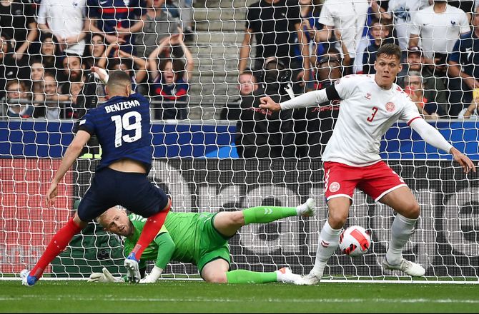 UEFA Nations League A -Benzema efter DK: Fint mål - ville hellere vinde