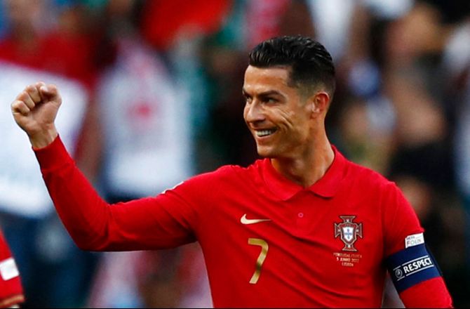 UEFA Nations League A -Dobbelt op på Ronaldo i storsejr over Schweiz
