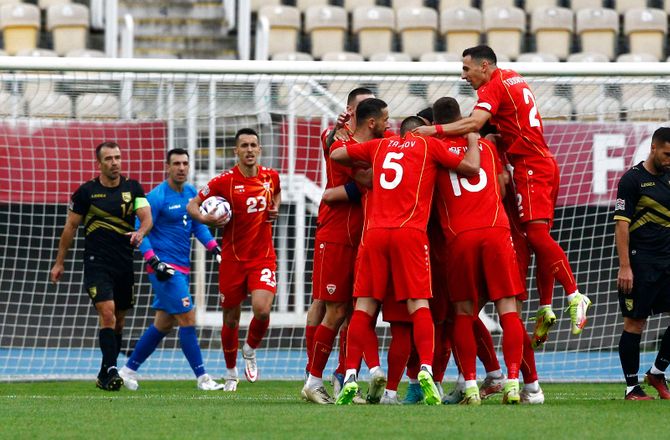 VM kval. UEFA -Nordmakedonien har en plan: Danmark er favoritter