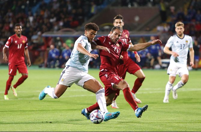 International -Skotland storsejrede over Armeniens ni mand