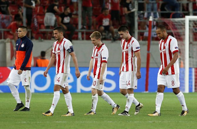 Champions League -Zinckernagel med i kæmpe Olympiakos CL-fiasko