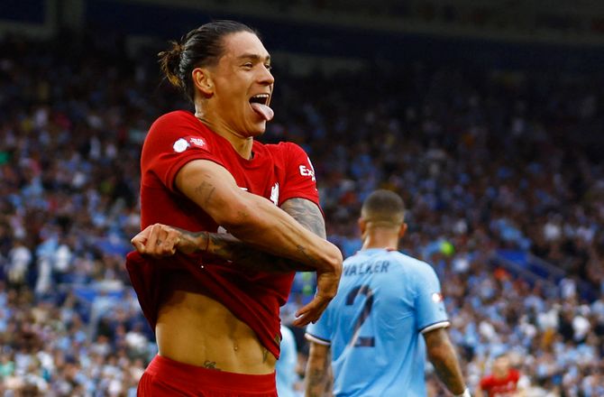 Community Shield -Liverpool tog trofæ fra City efter Nunez-kasse