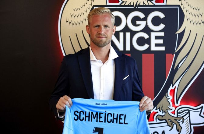 Ligue 1 -Schmeichel indkasserede i Nice-debut