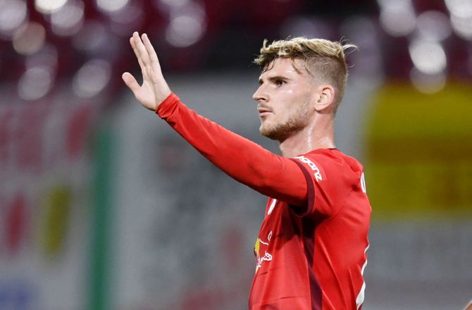 DFB Pokal -Lyn-hattrick af Werner da Leipzig vandt 8-0 i Pokalen