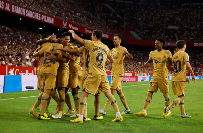 La Liga -Barcelona præsenterer overskud på 728 millioner kroner