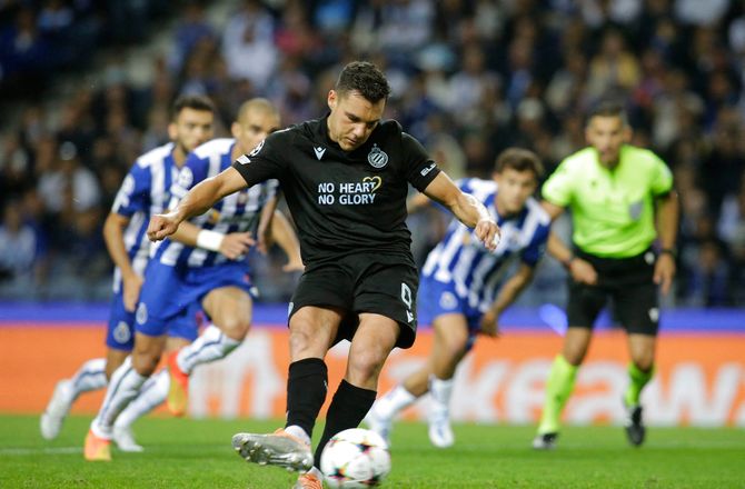 Champions League -Brugge-målscorer: Skulle ikke have sparket straffesparket