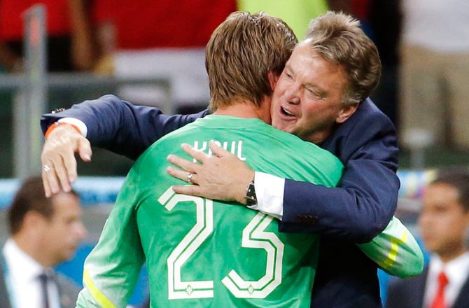 International -Van Gaal dropper veterankeeper: Ville ikke træne straffe