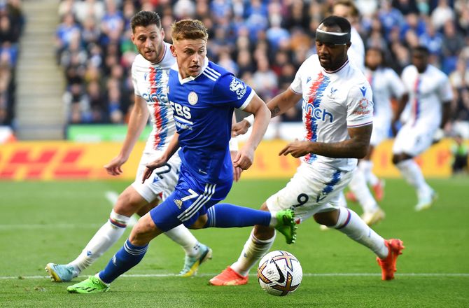 Premier League -Leicester tog point for tredje gang i Palace-nullert