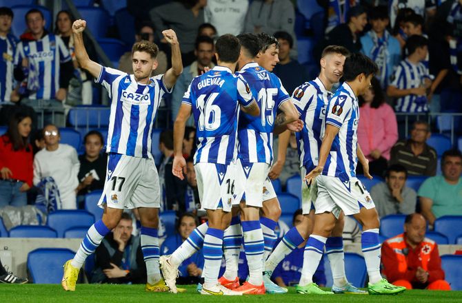 Copa del Rey -Sociedad vandt smalt over Segunda B-hold i pokalen
