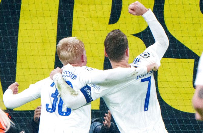 CL -Karakterer: To FCK'ere stak ud i Dortmund-remis