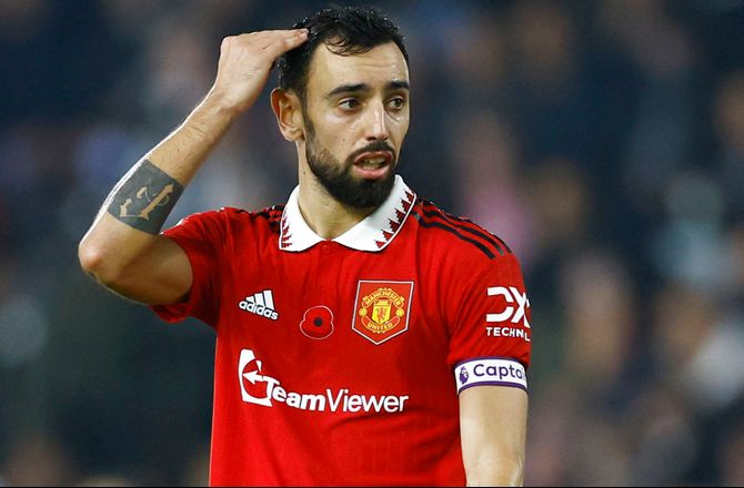 Premier League -Bruno Fernandes kritiserer VM: Det er vi slet ikke glade for