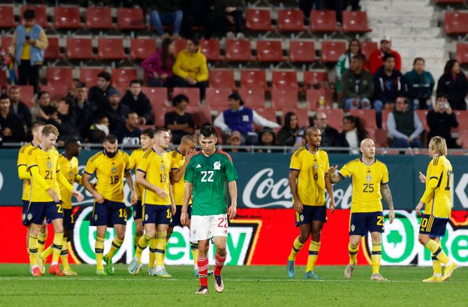 VM -Sverige spolerede Mexicos test før VM