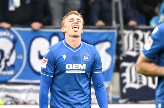 2. Bundesliga -Kaufmann lavede mål og assist da Karlsruhe nedlagde bundprop
