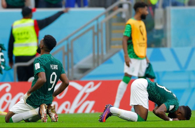 VM -Saudi-Arabien fik pause-peptalk: Var klar til at æde græsset