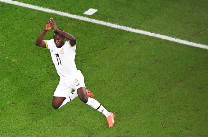 VM -Ghana-spids lavede Ronaldo-fejring: Ikke for at være respektløs 