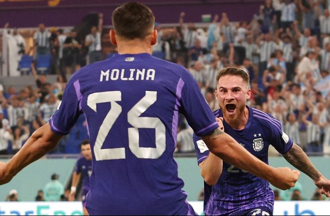 VM -Argentina slog Polen ved VM - begge hold gik videre
