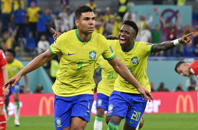 VM -SLUT: Brasilien - Sydkorea minut for minut