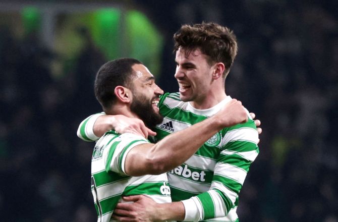 Scottish League Cup -O'Riley kom endelig på tavlen: Har haft 365 skud