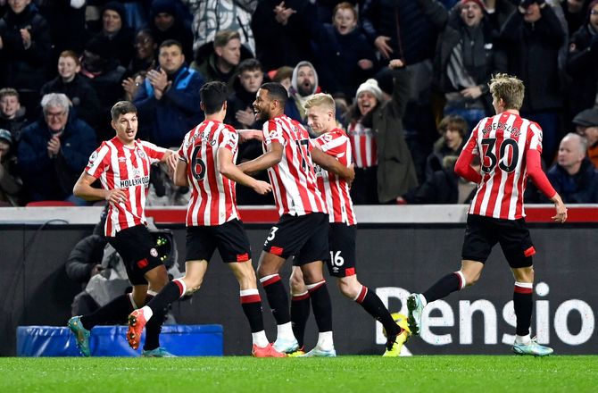 Premier League -Brentford drillede Liverpool og kæmpede sig til flot sejr