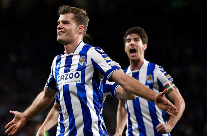 La Liga -Sørloth-kasse og rødt kort i underholdende basker-derby