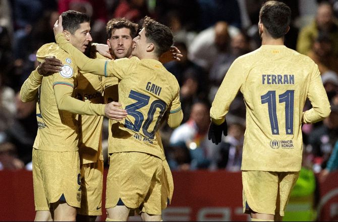 Copa del Rey -Kessie og Lewandowski strålede i stor Barca-sejr