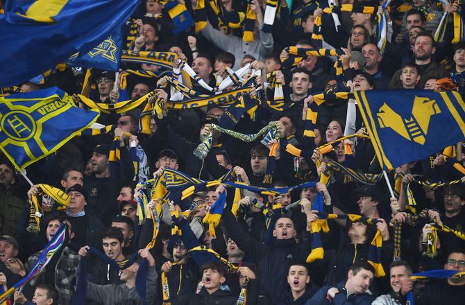 Serie A -Hellas Verona rykker ud af Serie A