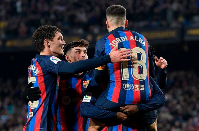 La Liga -Barca fandt melodien på Spotify Camp Nou og rækker ud efter guldet