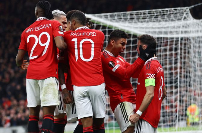 Europa League -United vandt intenst EL-brag mod Barca efter comeback
