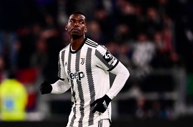 Serie A -Officielt: Pogba suspenderes over positiv dopingtest