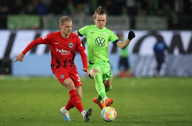 Bundesliga -Wind så til fra bænken da Wolfsburg og Frankfurt delte
