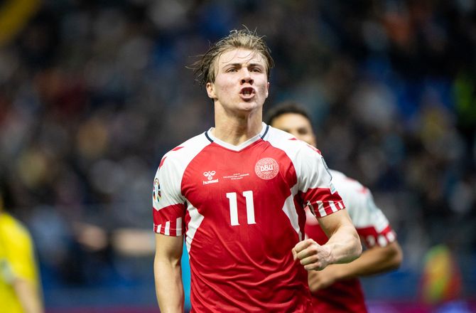 EM -Morten Olsen om Rasmus Højlund: Det er som med Christian Eriksen