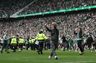 Skandaløse scener: Hearts-spillere overfaldet på Celtic Park